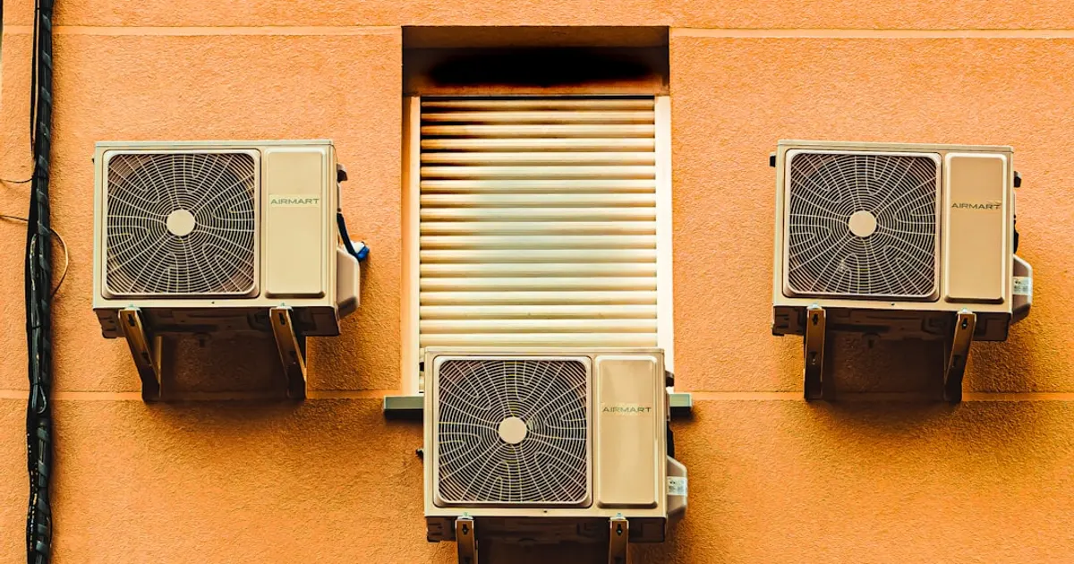 Black and gray box fan
